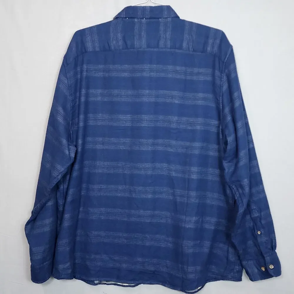NWT BANANA REPUBLIC MEN'S Untucked Flannel Shirt Size XXL‎